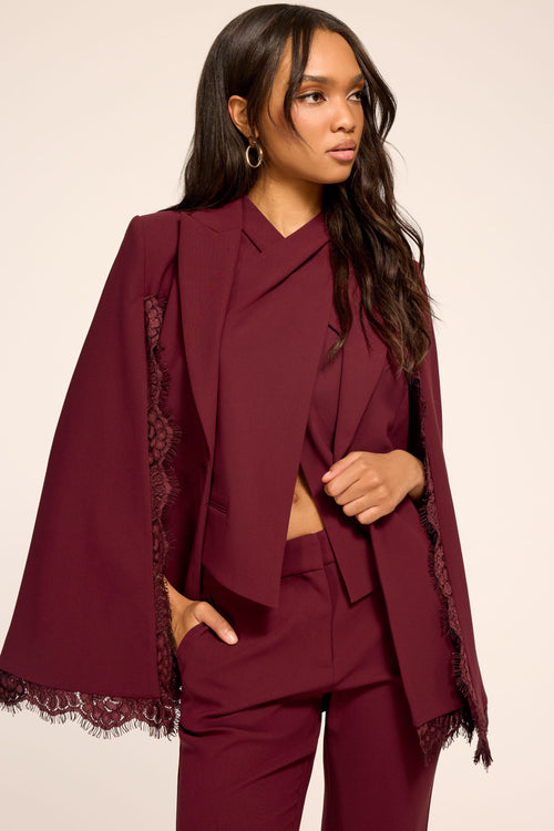 Lucinda Lace Tailored Cape view 3