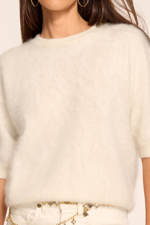 Dana Cashmere Short Sleeve Sweater view 2