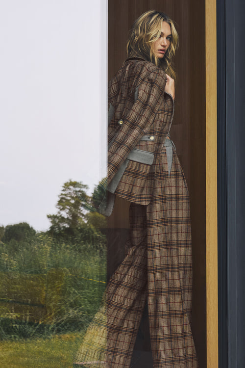 Bianca Plaid Blazer Jacket view 6