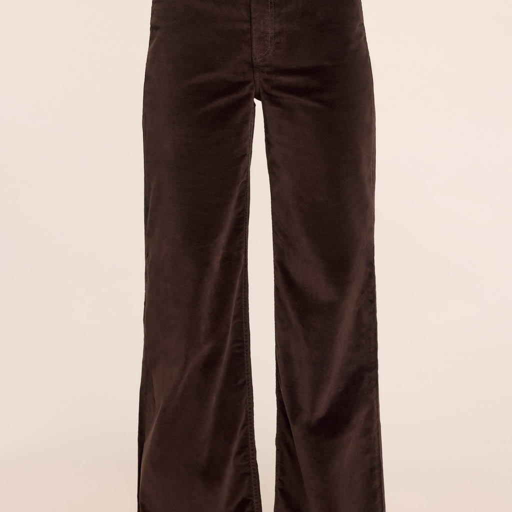Ramy Brook Liv Velveteen High-Rise Wide Leg Jean Quality Report