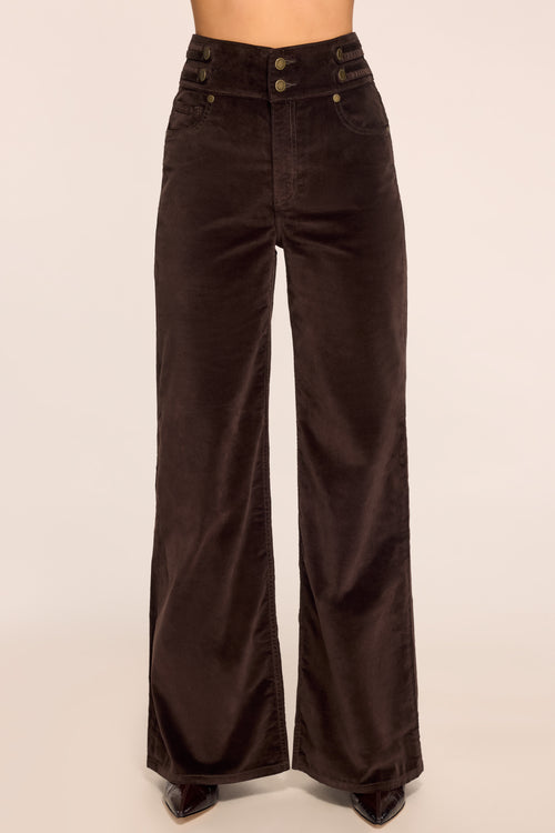 Liv Velveteen High-Rise Wide Leg Jean view 1
