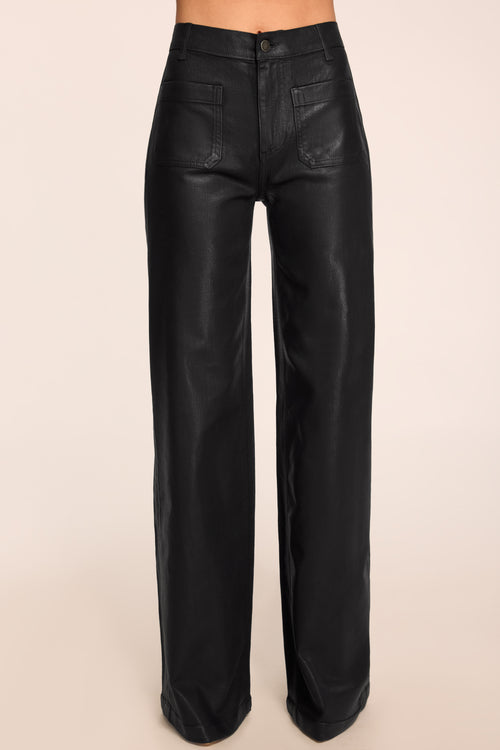 Cleo Coated Wide Leg Jean view 1