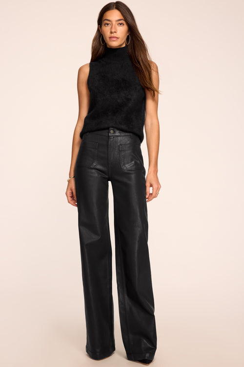 Cleo Coated Wide Leg Jean view 2