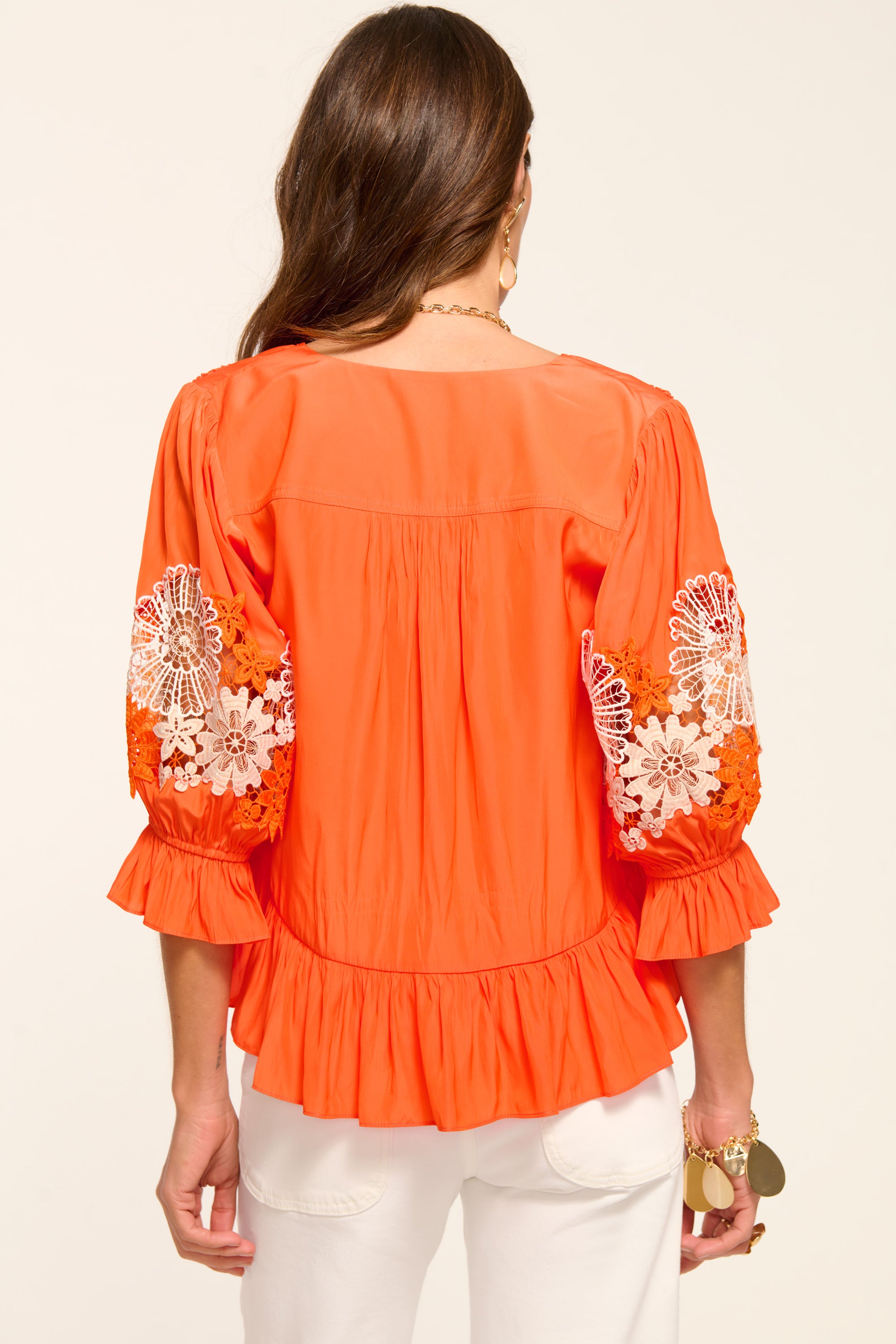 6(ROKU) GATHER SLEEVE BLOUSE/ブラウス 【美品】 Ameri（アメリ）の「GATHER SLEEVE ROUND BLOUSE（シャツ/ブラウス