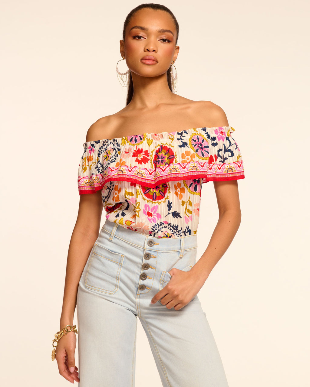 Off-The-Shoulder Tops, Ruffle Blouses & Sweaters | Ramy Brook
