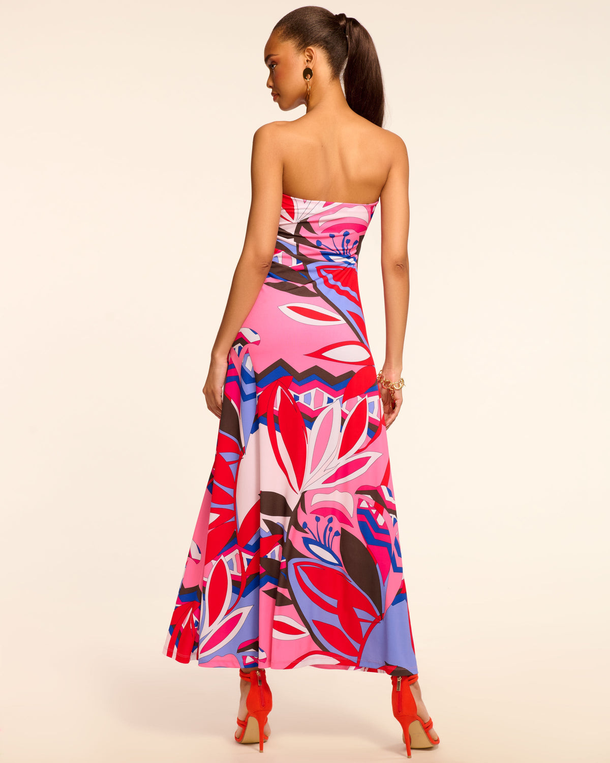 Bernarda Jersey Strapless Maxi Dress
