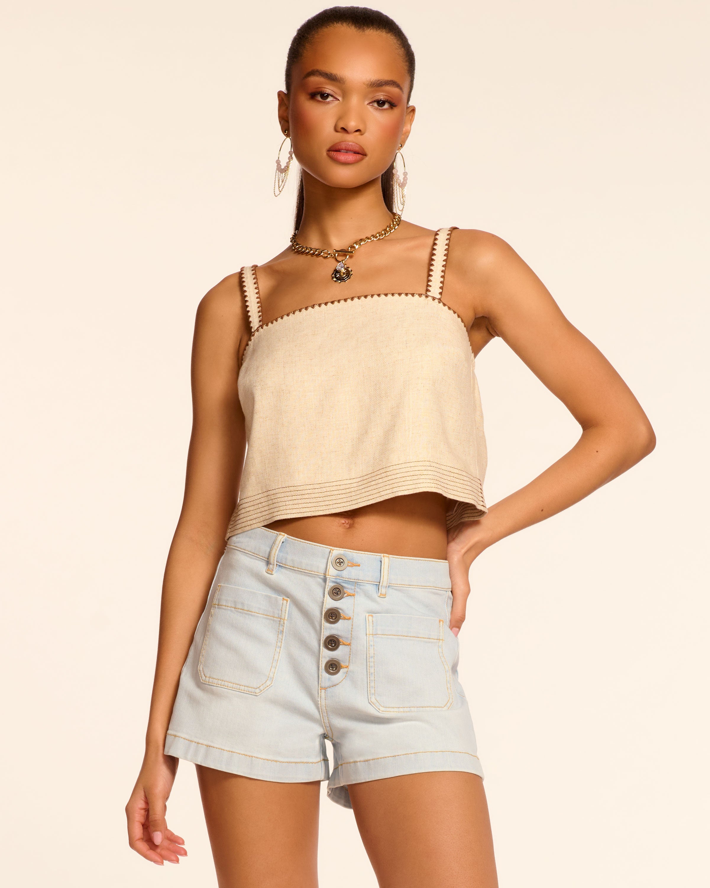 トップス BIO wear short ds knit Cody Denim Shorts - Washed Black | O'Neill