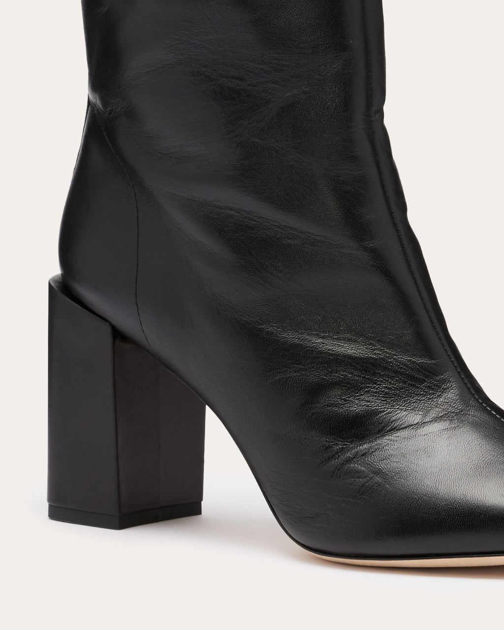 Bo Leather Heeled Boots in black | Ramy Brook display picture 2