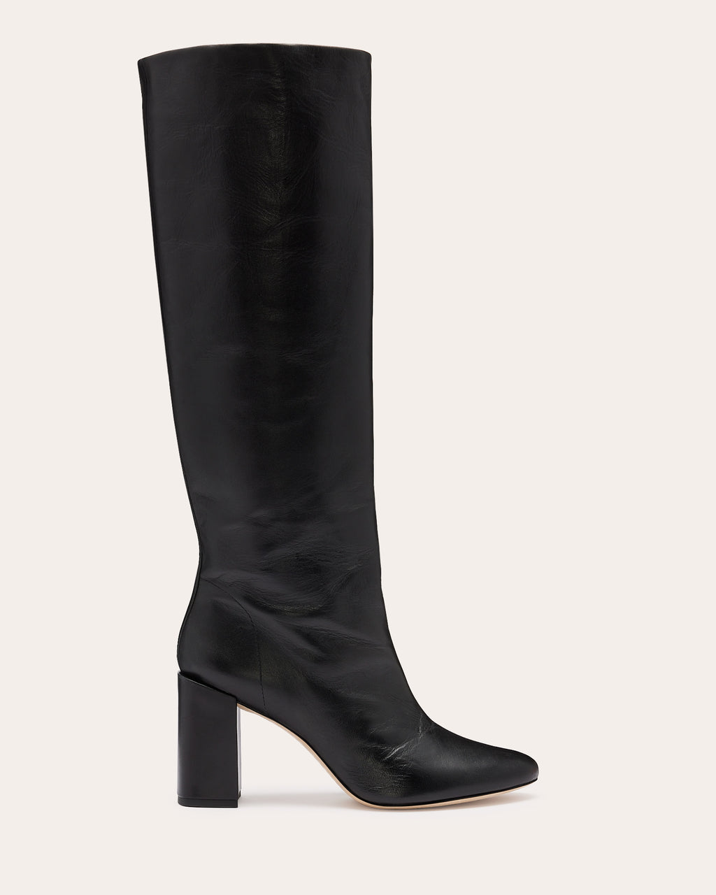 Ramy Brook Bo Leather Heeled Boots in Black