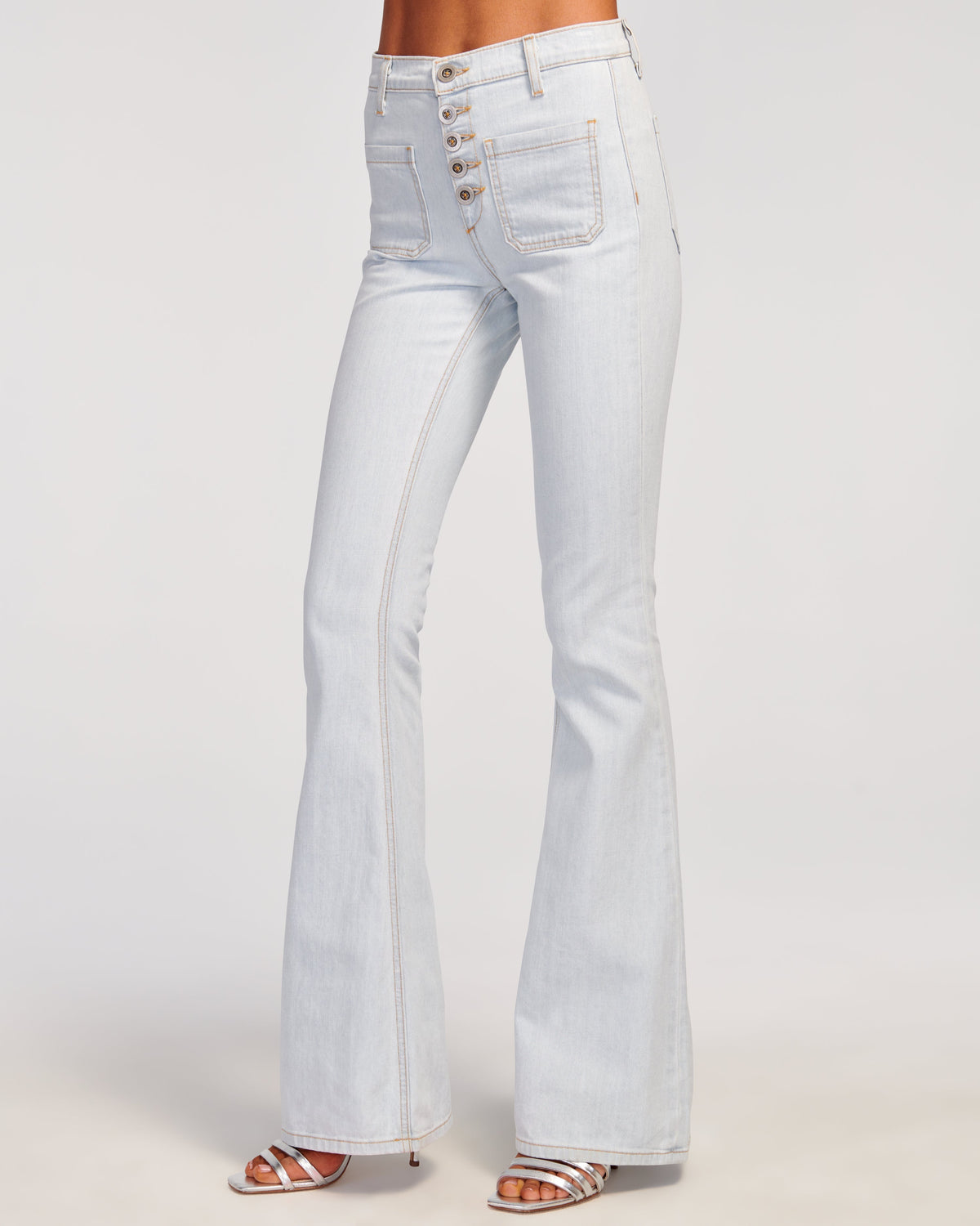 Cindy High-Rise Flare Jean in light wash | Ramy Brook